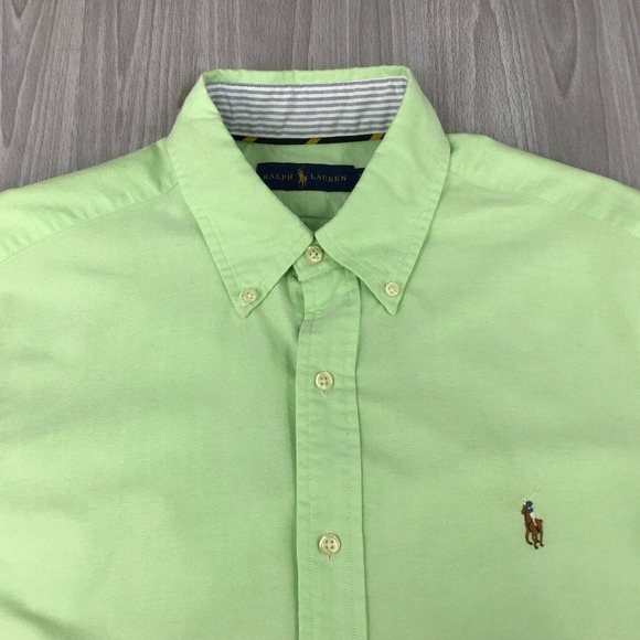 Ralph Lauren Other - Ralph Lauren Oxford Men's Button Shirt Logo Size: Large Long Sleeve Mint Green